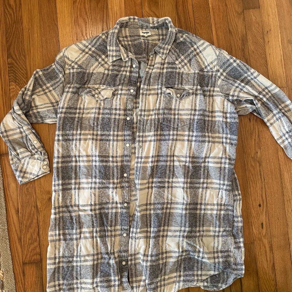 Wrangler Plaid long Button-Up Shirt
